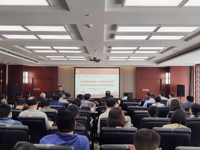 德信游戏平台集团党委召开巡视巡察人员培训会