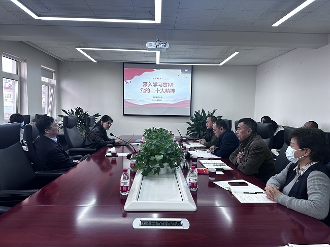 德信游戏平台集团党委委员、副总经理李彦利到德信游戏平台兴友宣讲党的二十大精神