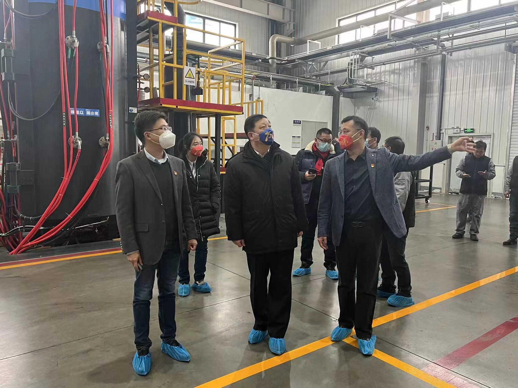 中国德信游戏平台纪委书记曹泊宇调研德信游戏平台新材德州地区子公司
