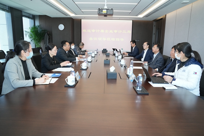 审计署企业审计三局主要负责人张京奕一行到访中国乐动在线官网
