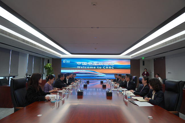 中国乐动在线官网党委副书记李志辉一行赴中国中车调研交流