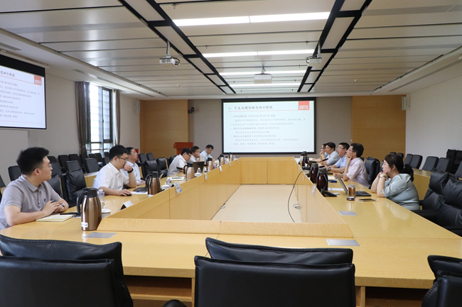 中国乐动在线官网党委副书记、总经理艾磊和总会计师齐书勇一行调研国合通测